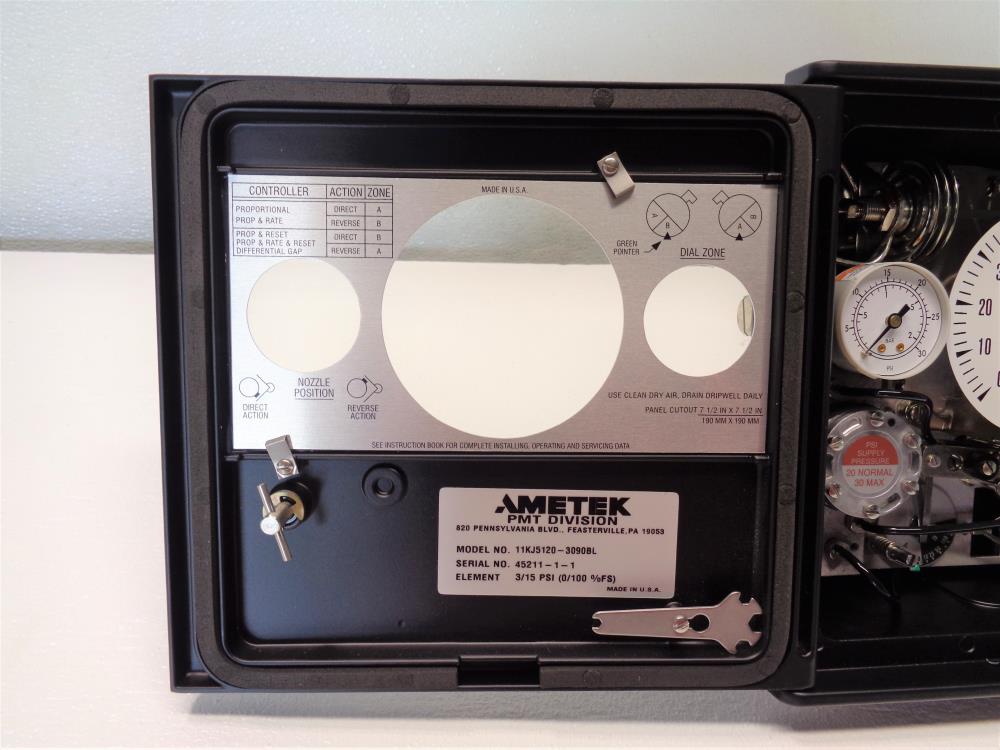 Ametek Model 40 Pneumatic Pressure Controller 11KJ5120-3090BL